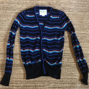 BILLABONG Striped Cardigan Sweater